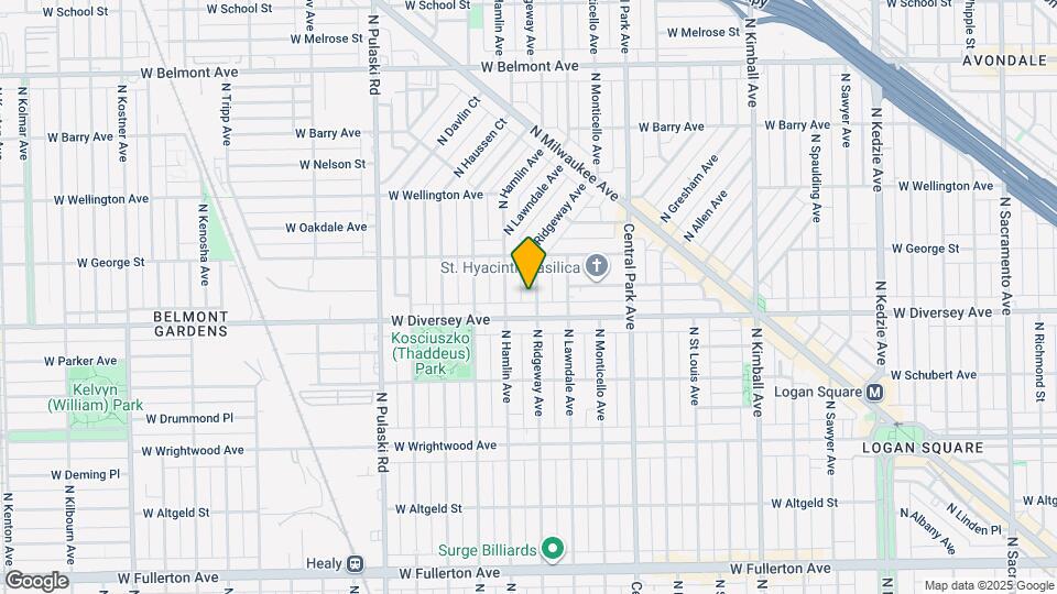 2820 N Ridgeway Ave Map and Location Details