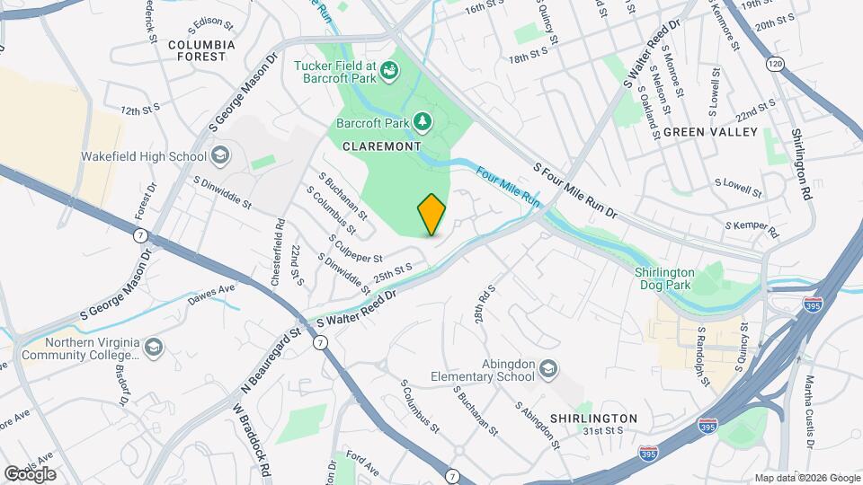 2536 S Walter Reed Dr Map and Location Details