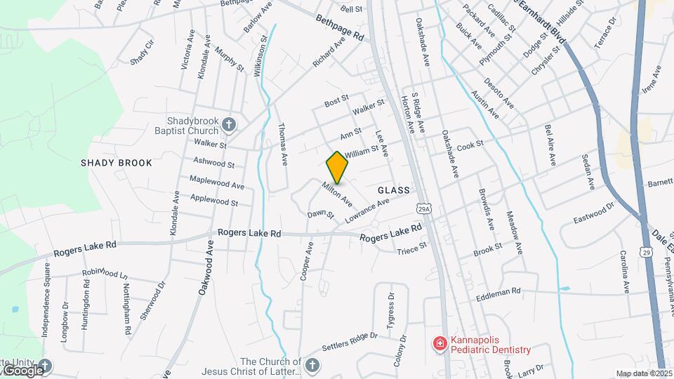 1215 Milton Ave Map and Location Details