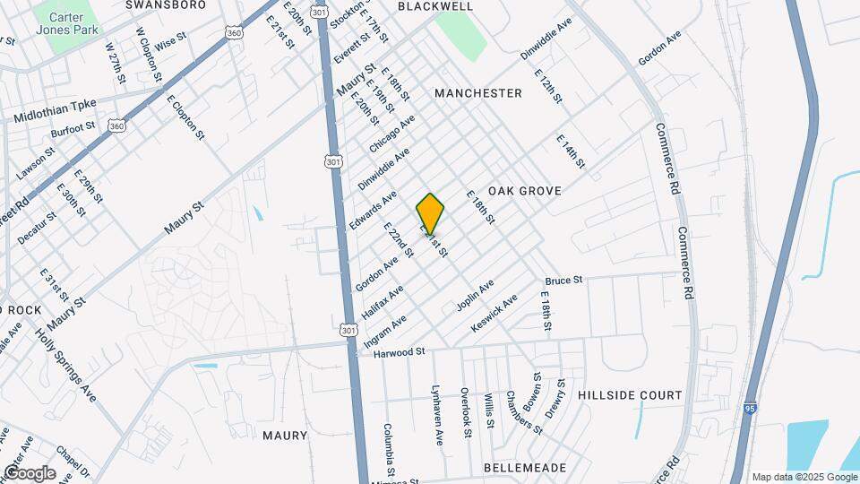 2100 Gordon Ave Map and Location Details