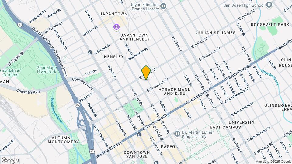 255 N 5th St Mapa y Detalles de la Ubicación