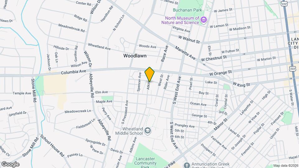 111 Atkins Ave Map and Location Details