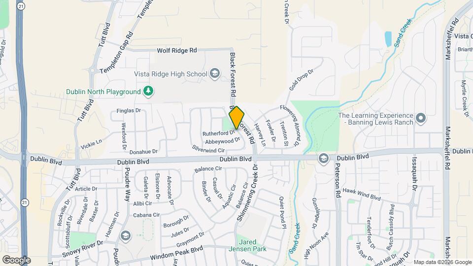 6594 Silverwind Cir Map and Location Details