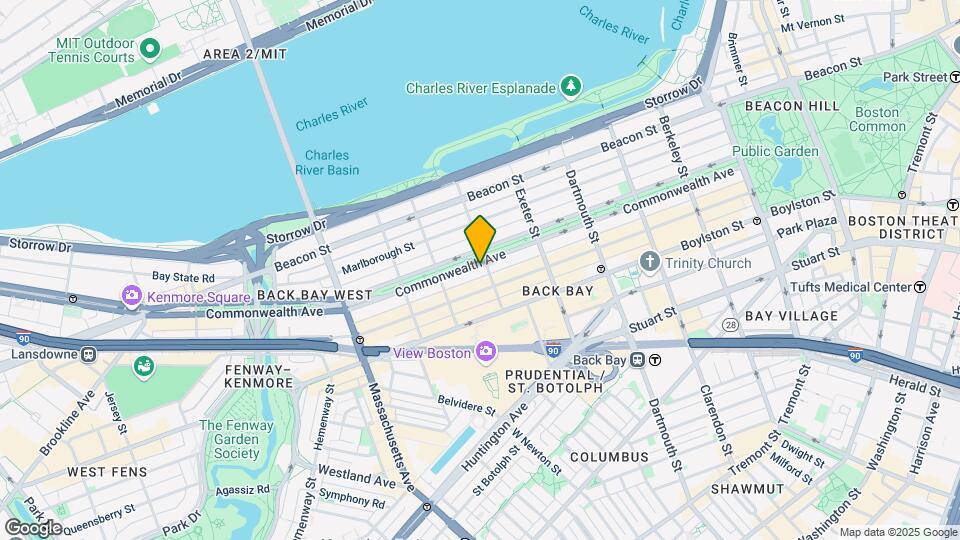 250 Commonwealth Ave, Unit 20 Map and Location Details