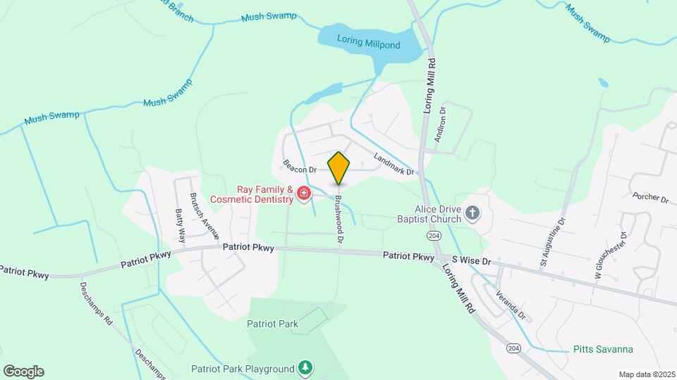 578 Brushwood Dr Map and Location Details