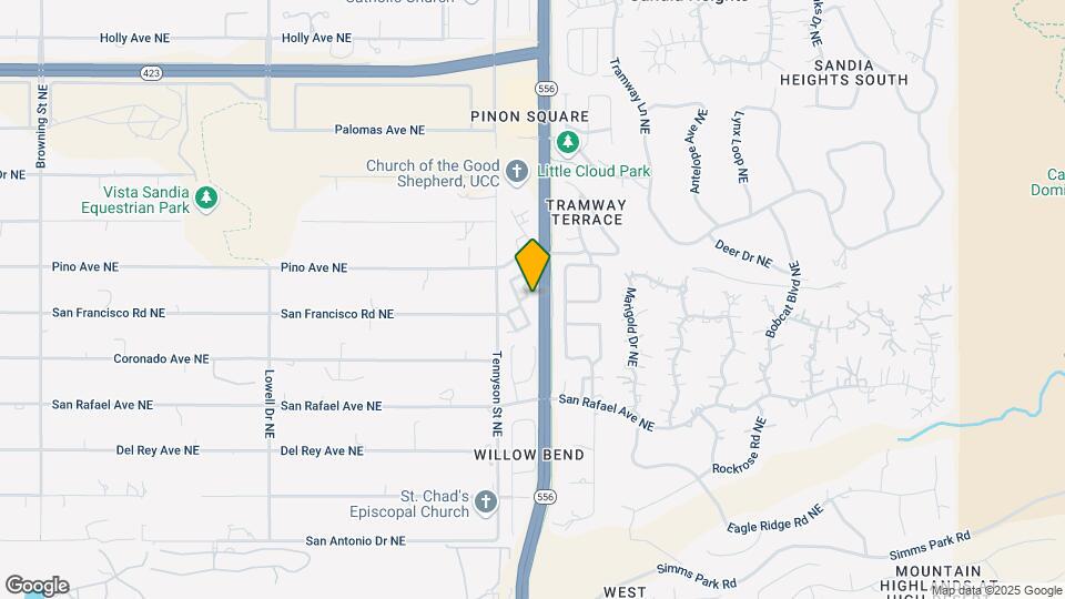 2411 Tramway Terrace Ct NE Map and Location Details
