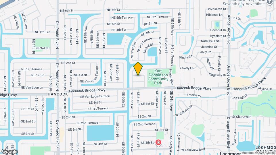 2112 NE 1st St Map and Location Details