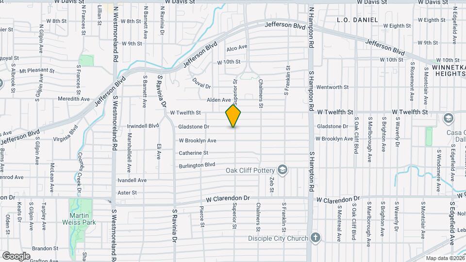 2700 Gladstone Dr Map and Location Details