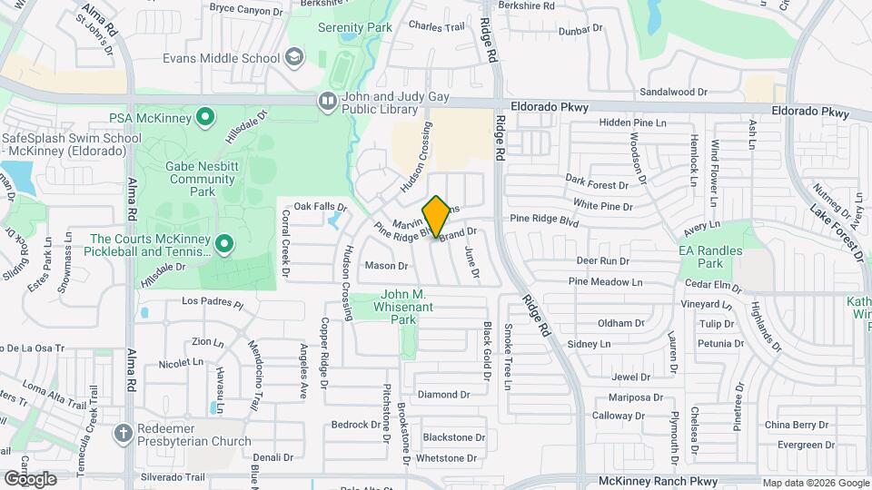3401 Maddock Dr Map and Location Details