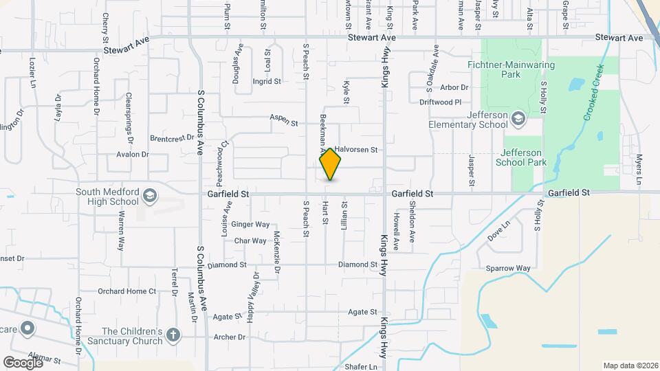 840 Garfield St Map and Location Details