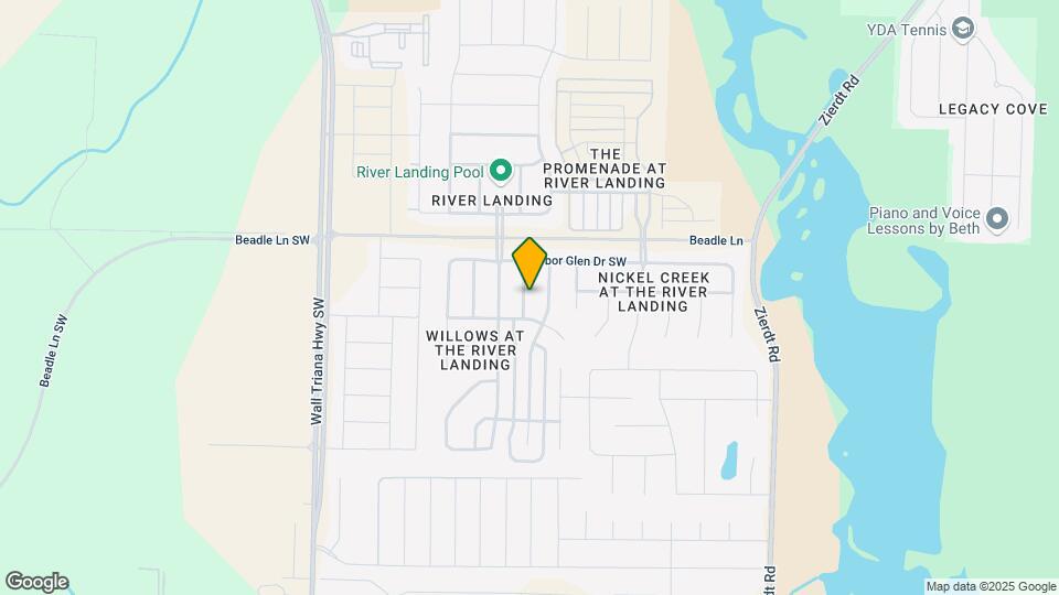 609 Willow Crest Ln SW Map and Location Details