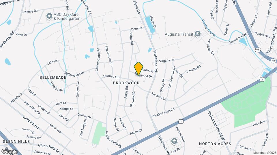 3012 Pinewood Dr Map and Location Details