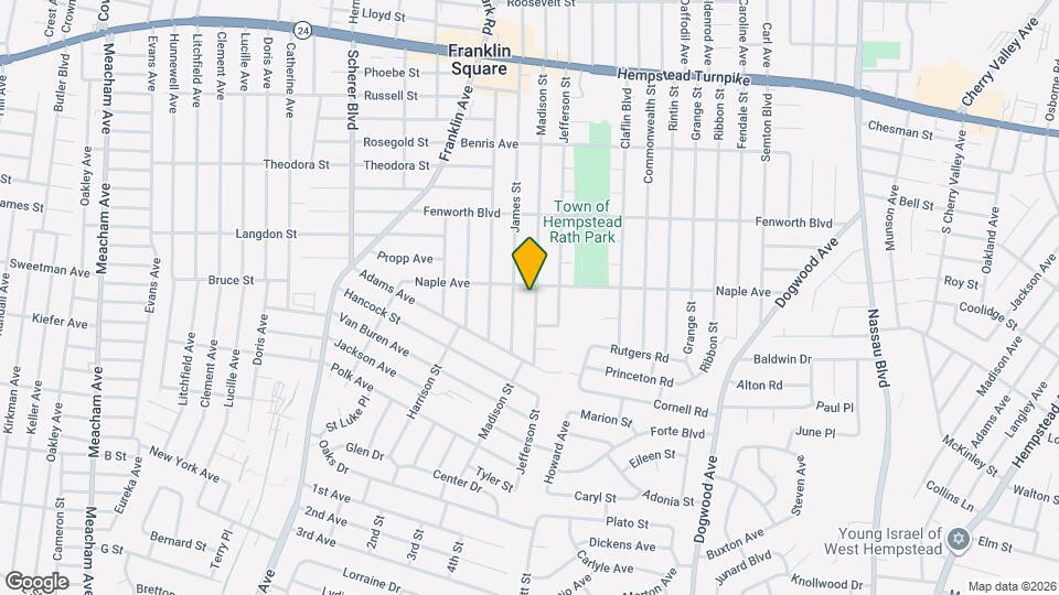 Near Hempstead Turnpike Map and Location Details