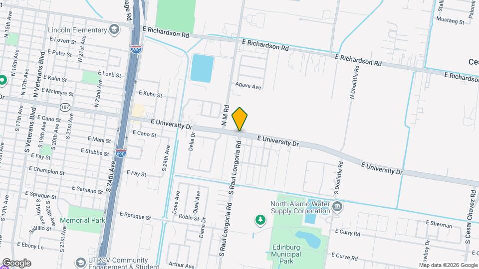 18 S Raul Longoria Rd Map and Location Details