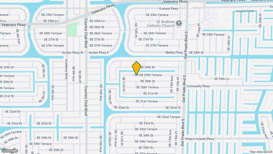 1128 SE 29th Terrace Map and Location Details