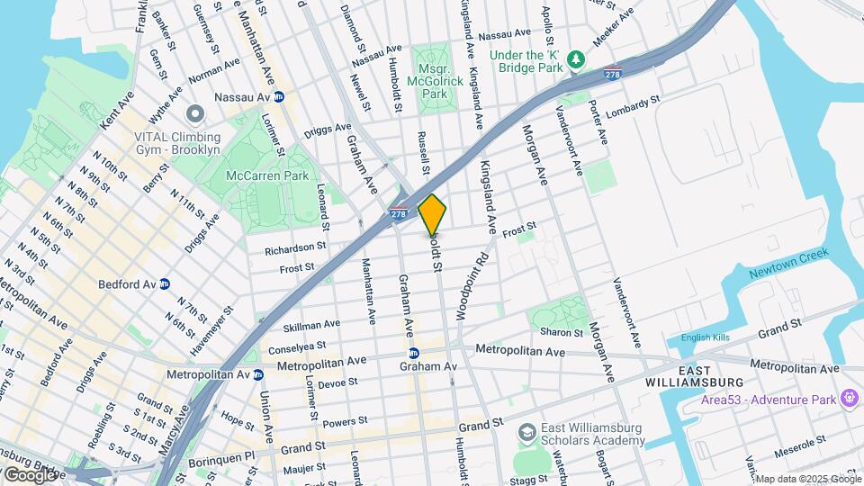 465 Humboldt St Mapa y Detalles de la Ubicación