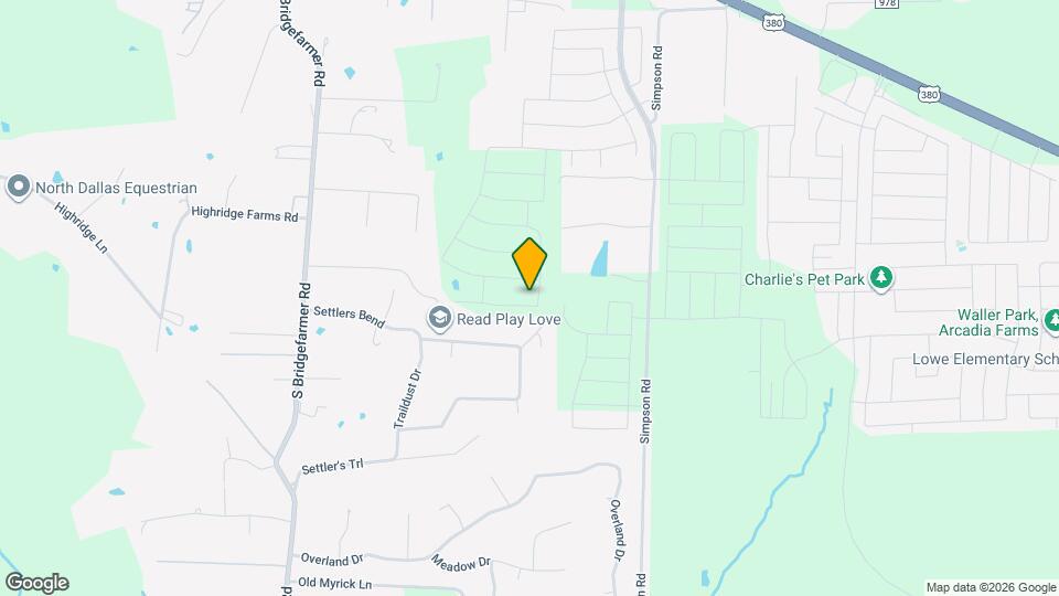 600 Midnight Oak Dr Map and Location Details