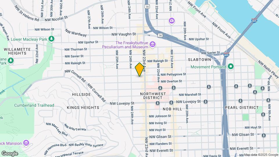 2336 NW Pettygrove St Mapa y Detalles de la Ubicación