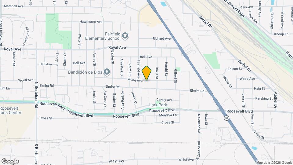 3386 Wood Ave Map and Location Details