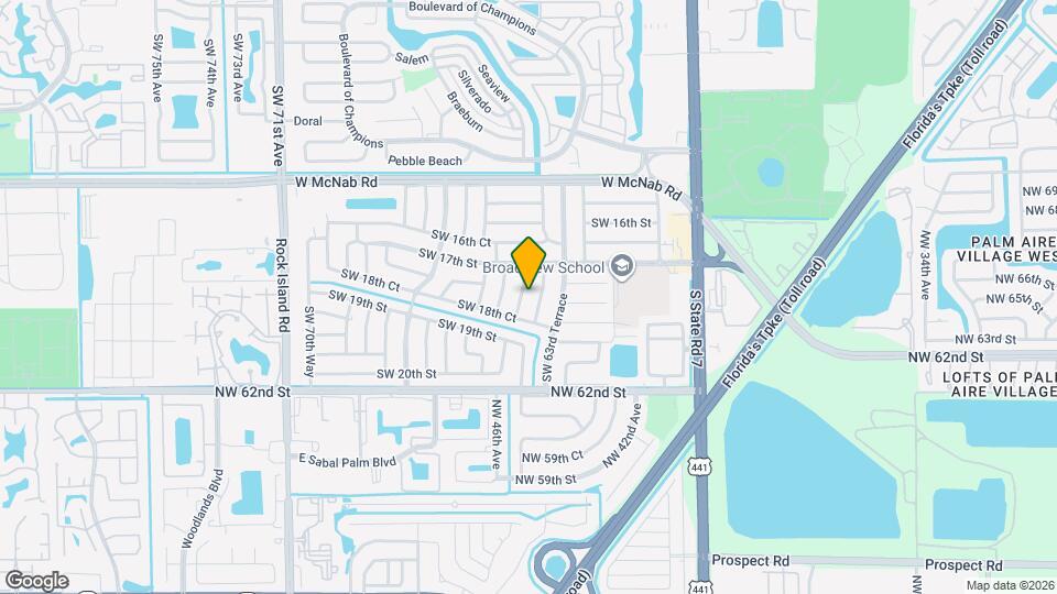 1810 SW 64th Terrace Map and Location Details