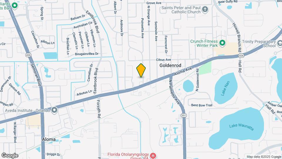 4854 Tangerine Ave Map and Location Details