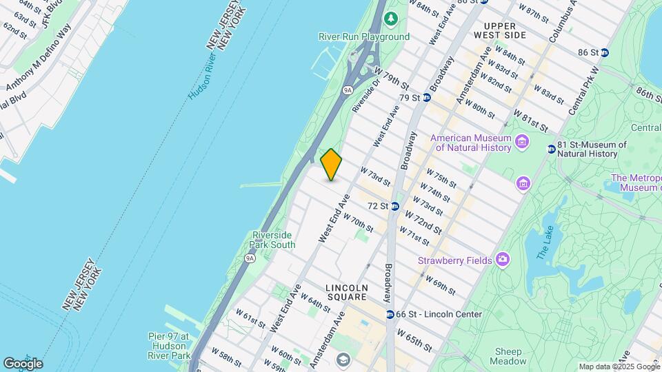 329 W 71st St Map and Location Details