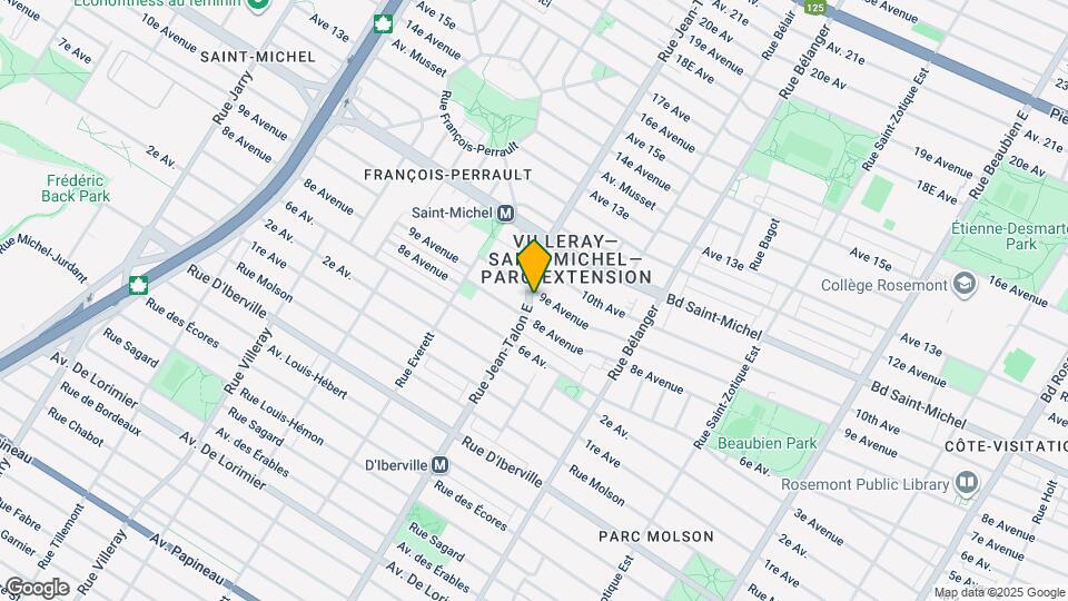 3140 Jean-Talon Rue E Map and Location Details