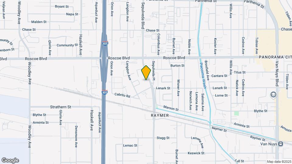 8123 - Sepulveda Apartments Map and Location Details