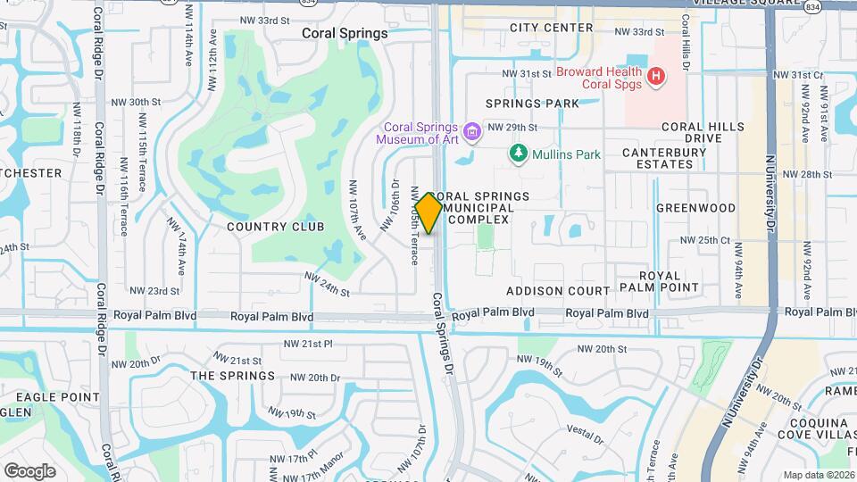 2532 Coral Springs Dr Map and Location Details