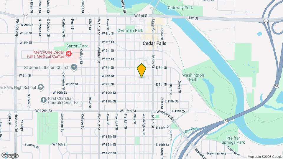 809 Washington St Map and Location Details