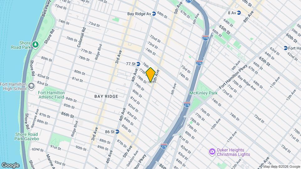 483 78th St, Unit 2 Map and Location Details