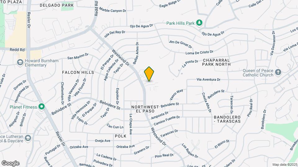 6672 Boulder Canyon Ln Map and Location Details