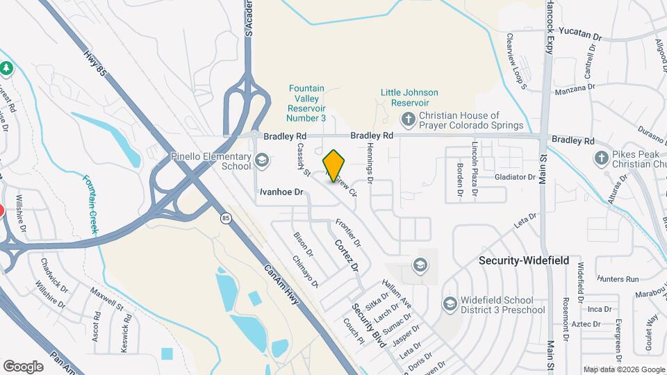 4375 Cassidy St Map and Location Details