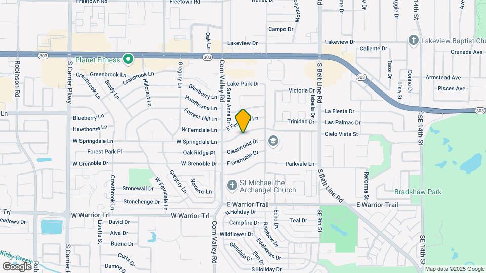 333 E Springdale Ln Map and Location Details