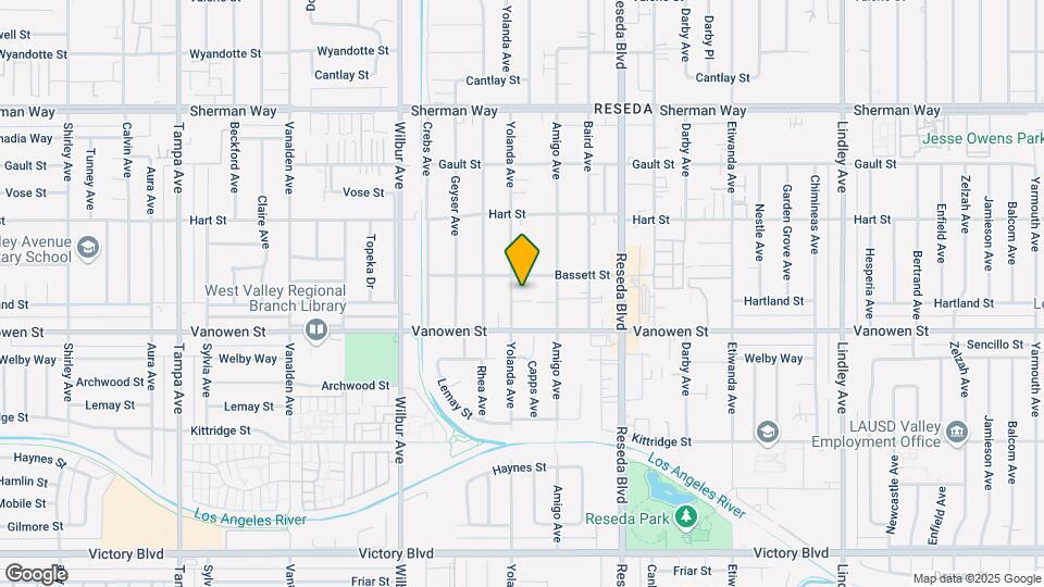6842 Yolanda Ave, Unit 6844 - ADU Map and Location Details