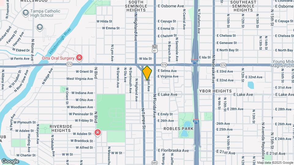 3804 N Arlington Ave Map and Location Details