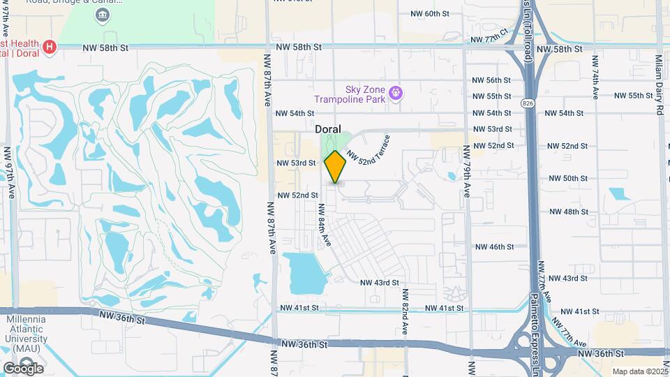 17505 NW 67th Pl Map and Location Details