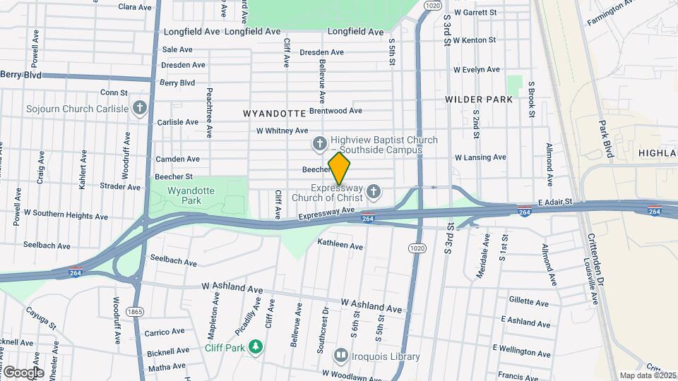 4401 Bellevue Ave Mapa y Detalles de la Ubicación
