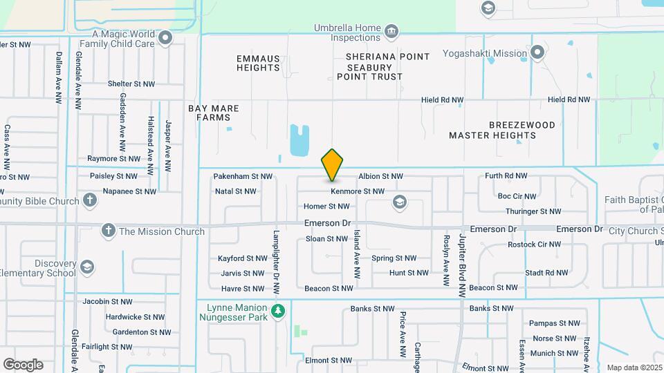 1137 Kenmore St NW Map and Location Details