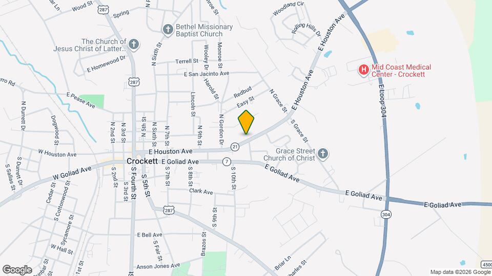 924 E Houston Ave Mapa y Detalles de la Ubicación