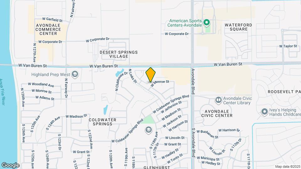 11686 W Monroe St Mapa y Detalles de la Ubicación