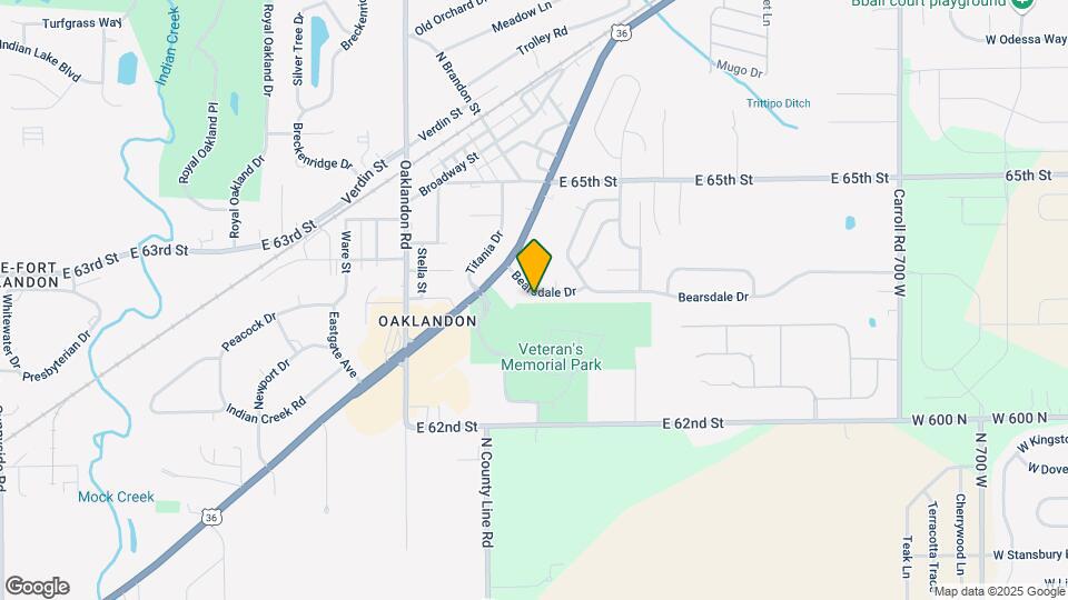 12025 Bearsdale Drive Map and Location Details
