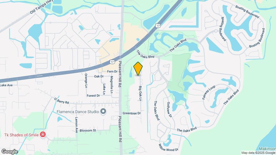 1710 Big Oak Ln Map and Location Details