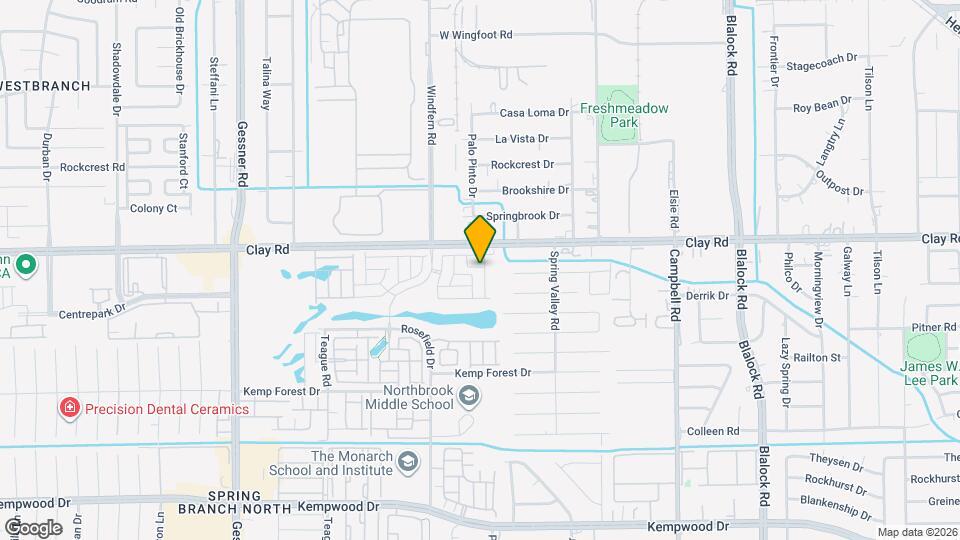 9810 Falling Fern Ln Map and Location Details