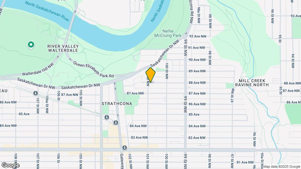 8727 101 St NW Map and Location Details