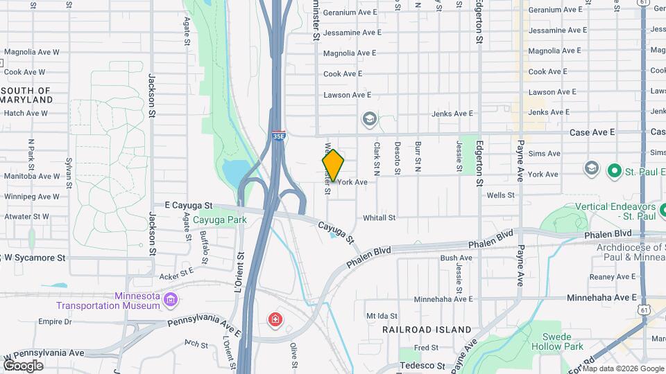 884 Westminster St Map and Location Details