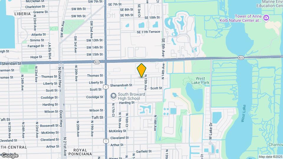 1514 Liberty St-Unit -2 Mapa y Detalles de la Ubicación