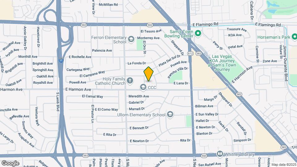 4745 E Lana Dr Map and Location Details
