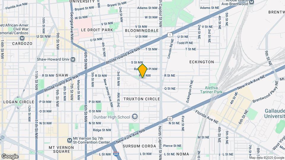 75 Florida Ave NW, Unit 3 Map and Location Details