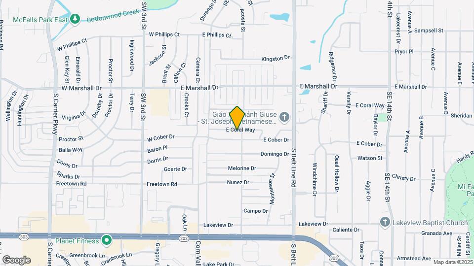 225 E Coral Way Mapa y Detalles de la Ubicación